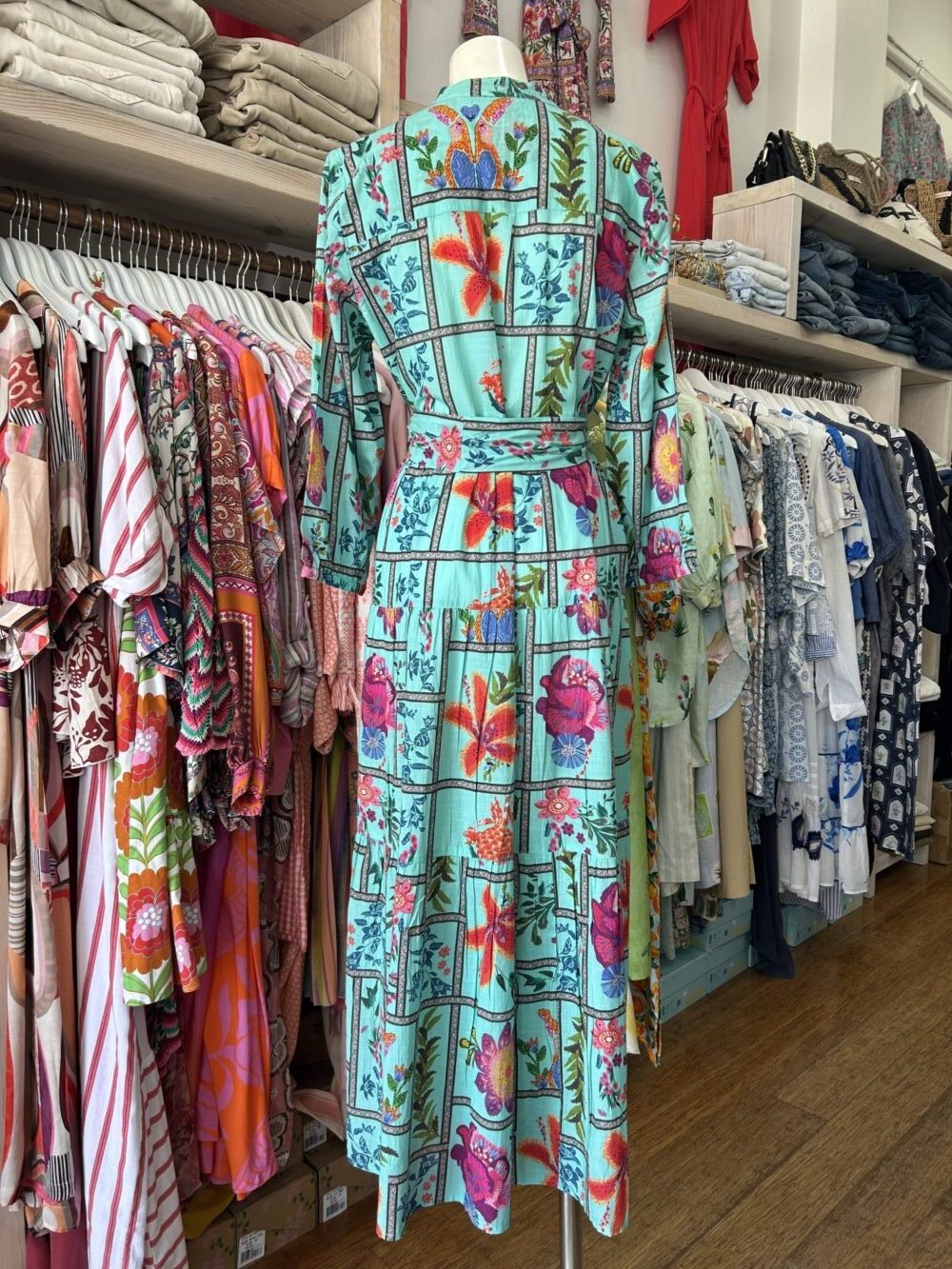 Lola Australia Cottesloe Maxi Dress Nymph Lagoon - Image 2