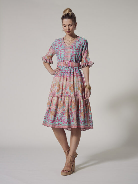 Loobie's Story Ravello Dress Aqua Multi