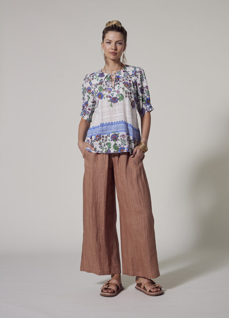 Loobie's Story Calliope Top White Multi