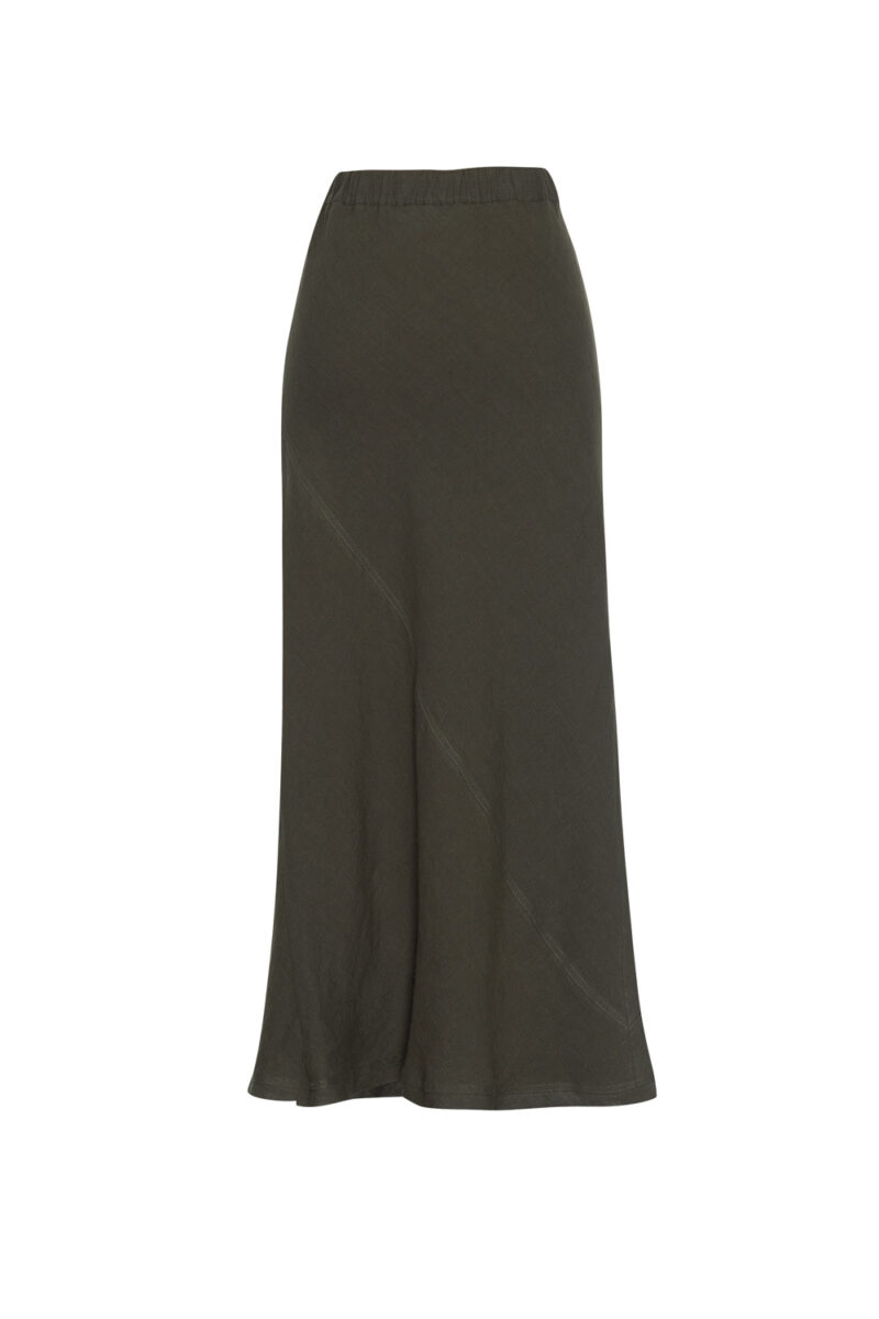 Madly Sweetly Echo Skirt Khaki - Image 5