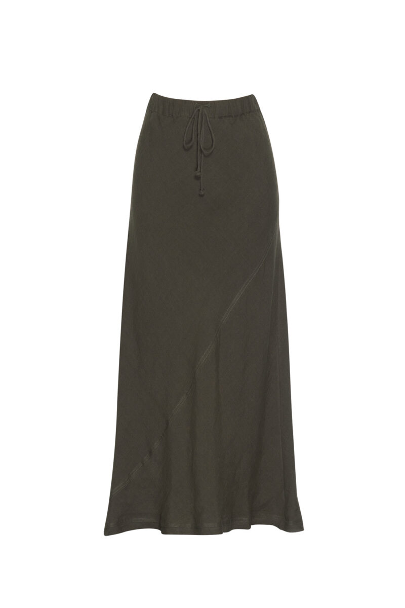 Madly Sweetly Echo Skirt Khaki - Image 2