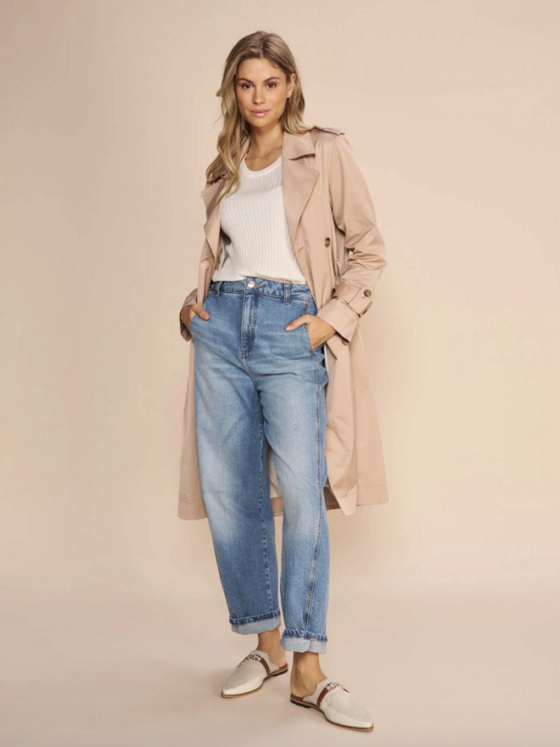 Mos Mosh Farah Trench Coat Sesame - Image 2