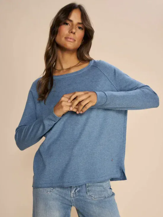 Mos Mosh Tani Wyn Knit Blue Shadow