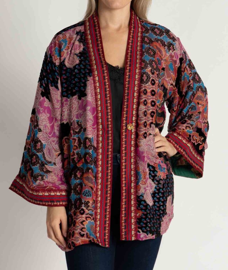 Johnny Was Merhawi Burnout Reversible Kimono Alvarado