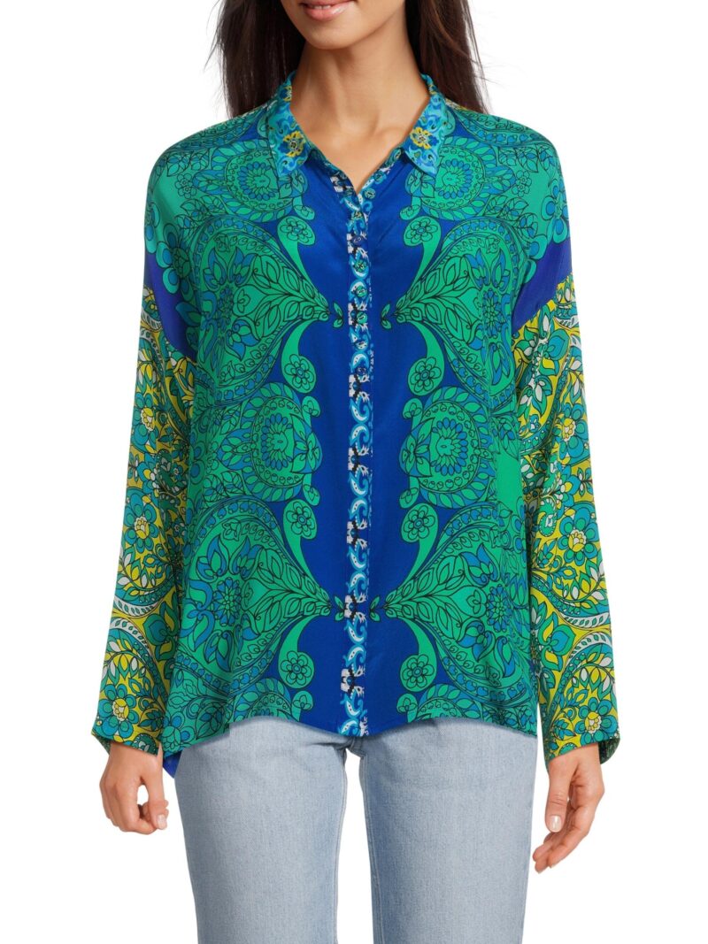 Johnny Was Slim Audrey Blouse Diomedes