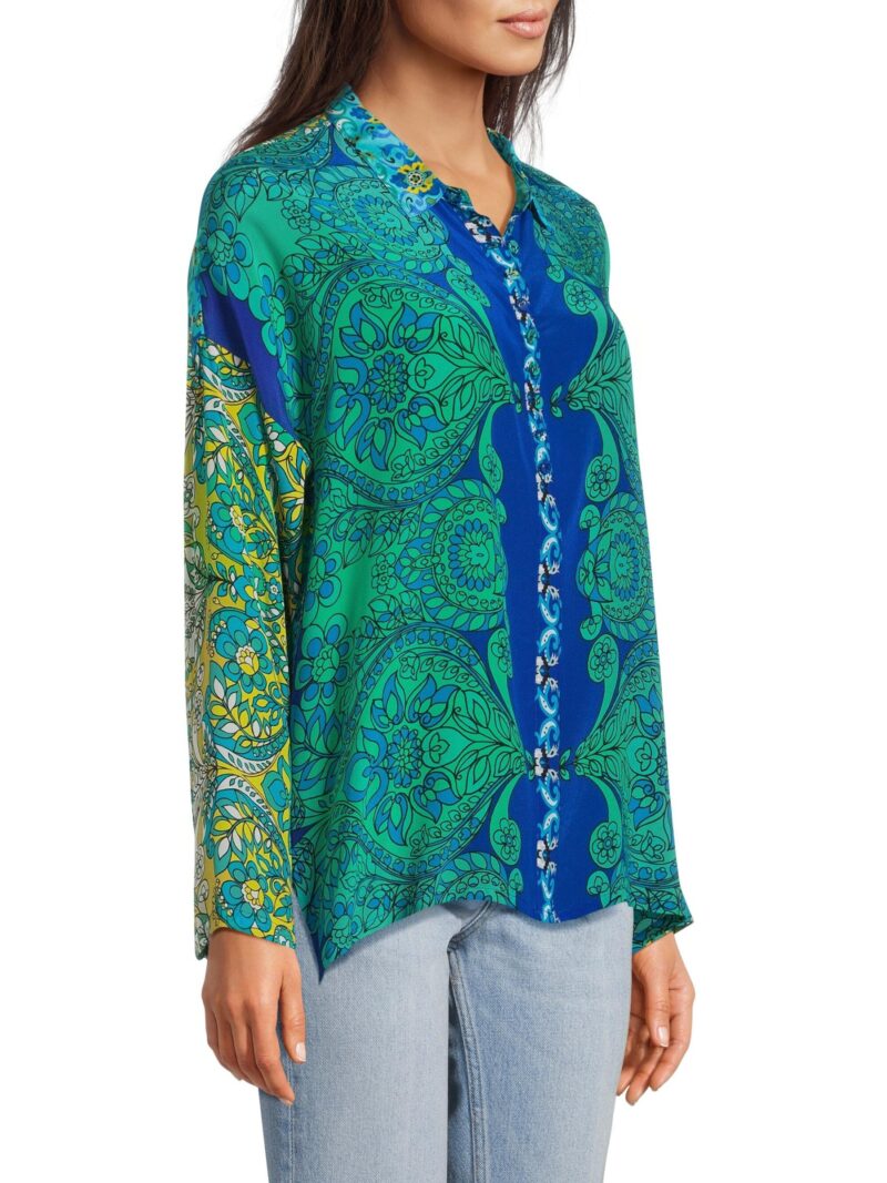 Johnny Was Slim Audrey Blouse Diomedes - Image 2