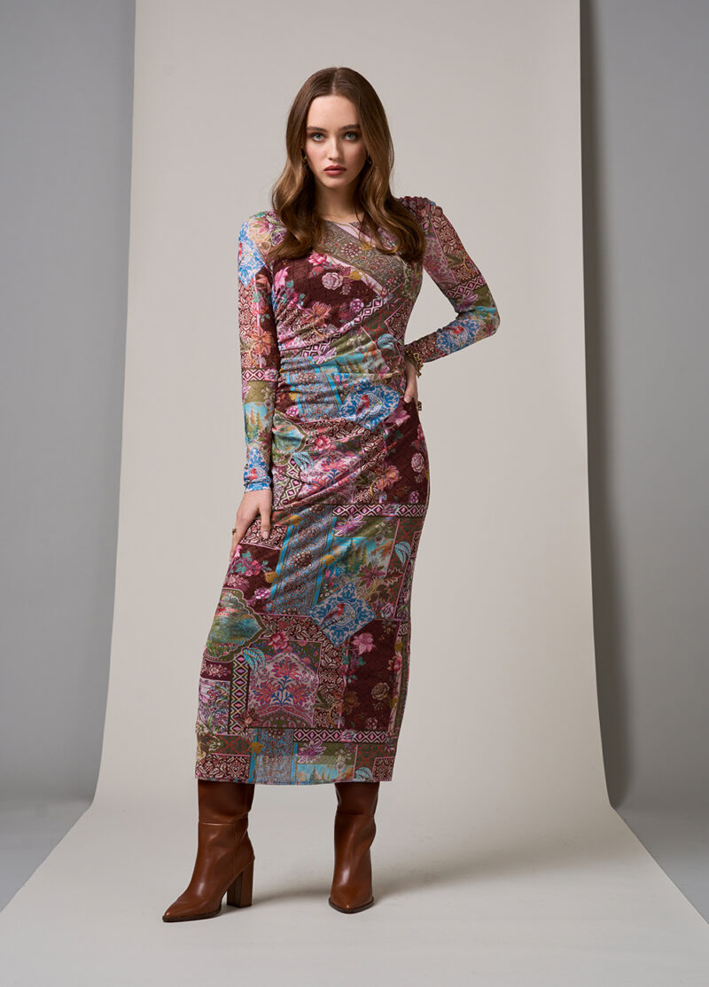 Loobie's Story Countess Mesh Dress Port Multi