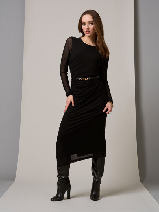 Loobie's Story Aston Crew Dress Black
