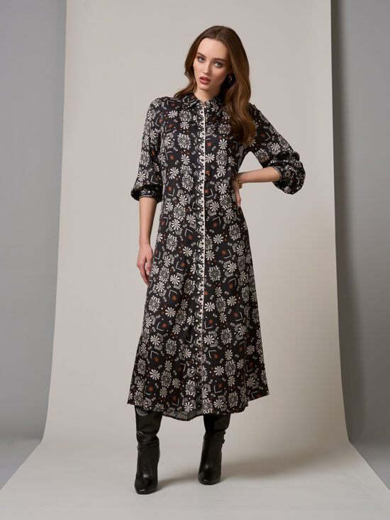 Loobie's Story Theodora Dress Black Multi