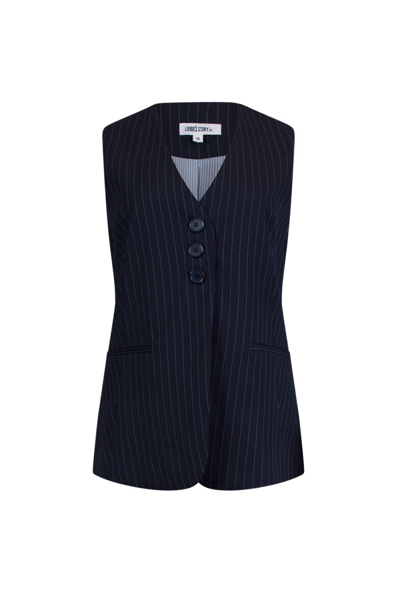 Loobie's Story Halstead Vest Indigo