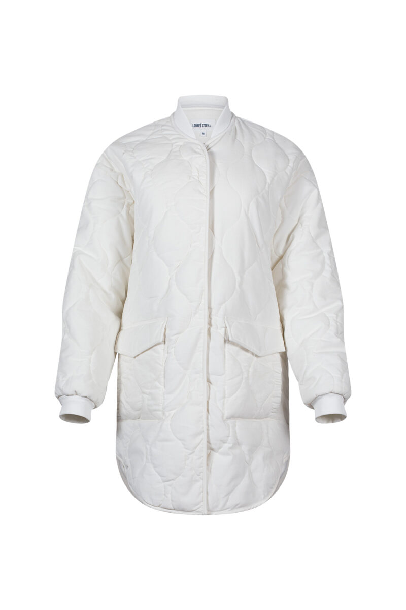 Loobie's Story Balmoral Coat Winter White - Image 2