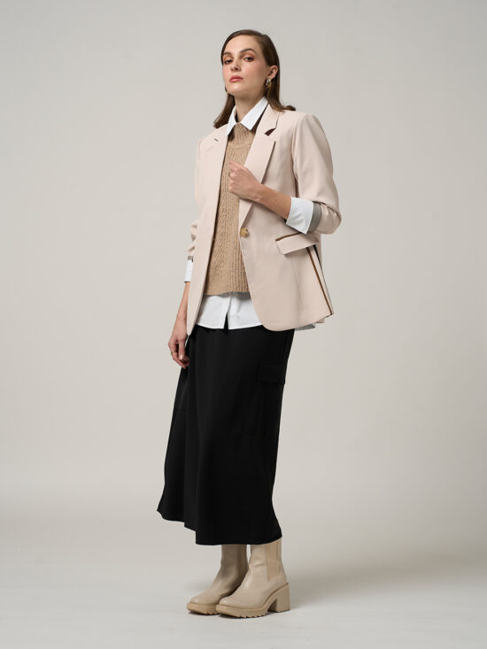Madly Sweetly Cipher Blazer Stone