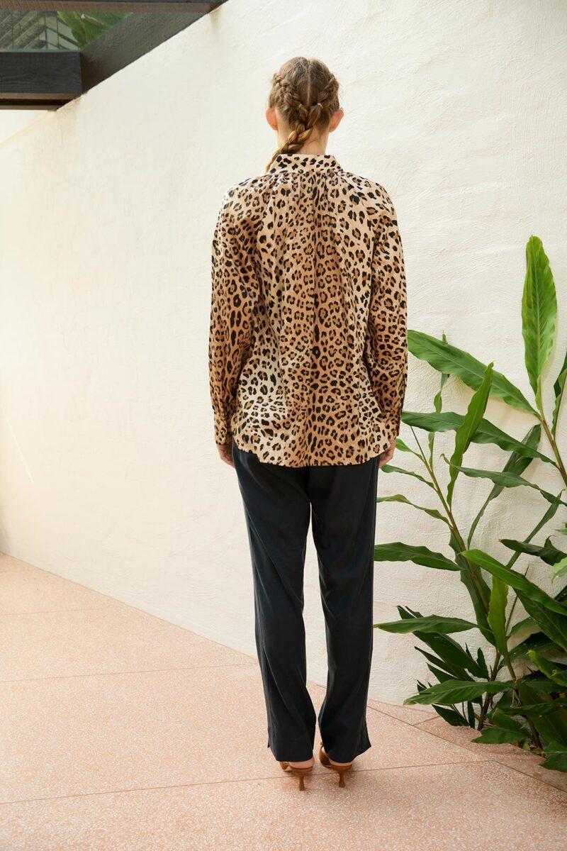 The Dreamer Label Chloe Leopard Blouse - Image 3