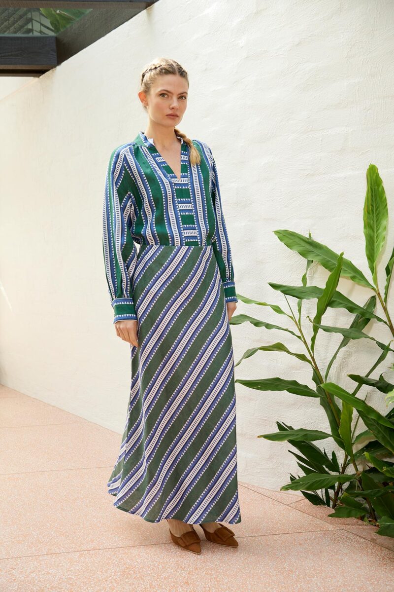 The Dreamer Label Chloe Sun Blouse Green - Image 2
