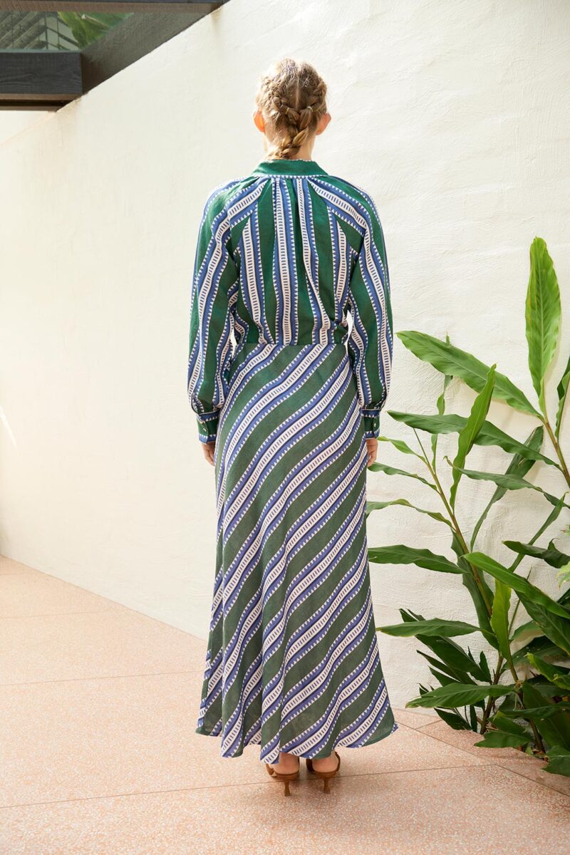 The Dreamer Label Chloe Sun Blouse Green - Image 3