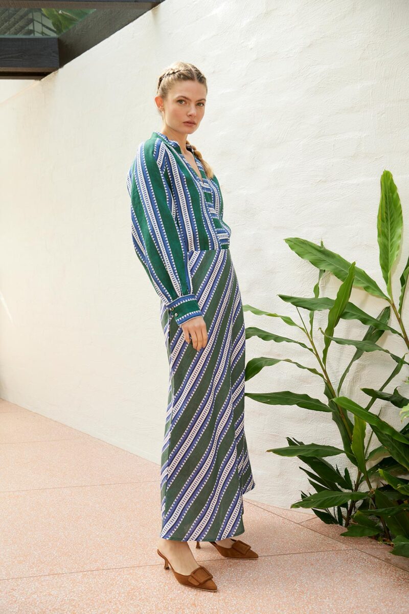 The Dreamer Label Chloe Sun Blouse Green - Image 4