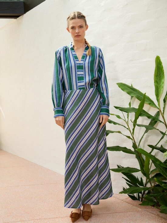 The Dreamer Label Chloe Sun Blouse Green