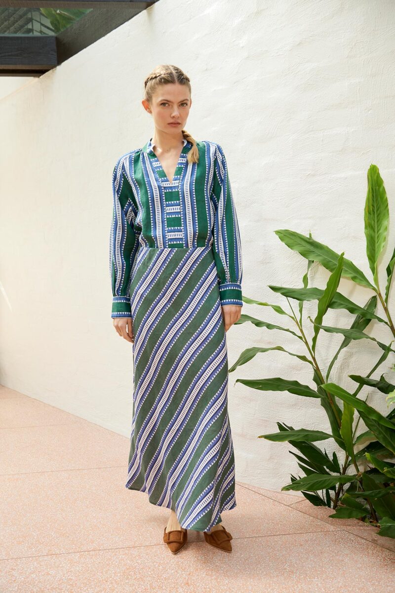 The Dreamer Label Chloe Sun Blouse Green - Image 6