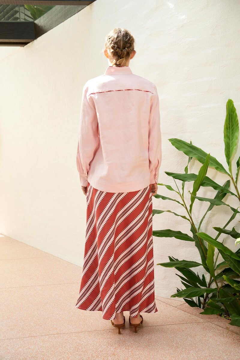 The Dreamer Label Ivy Sun Skirt Red - Image 3