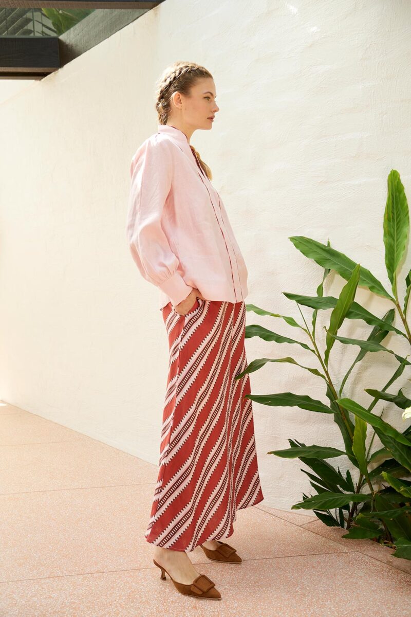 The Dreamer Label Ivy Sun Skirt Red - Image 5