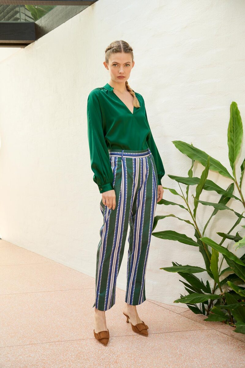 The Dreamer Label Riley Sun Pant Green - Image 2