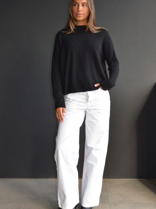 Mia Fratino Sloane Mockneck Sweater Jet