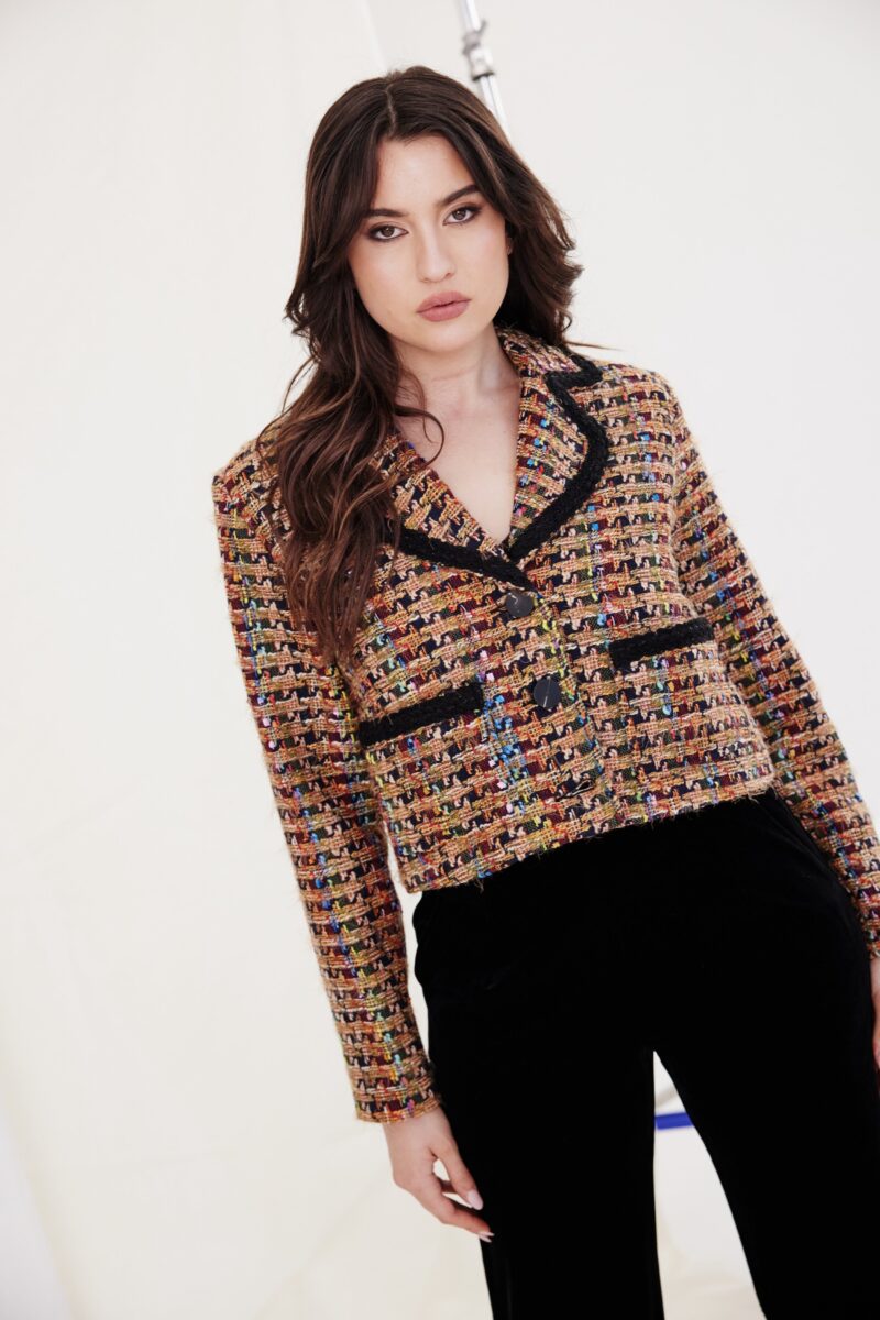 Kamare Aziza Boucle Jacket Multi - Image 3