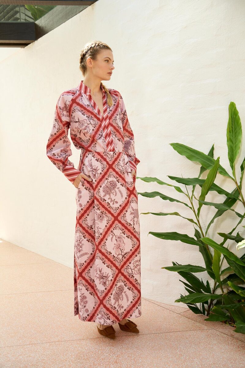 The Dreamer Label Chloe Dahlia Blouse Red - Image 3