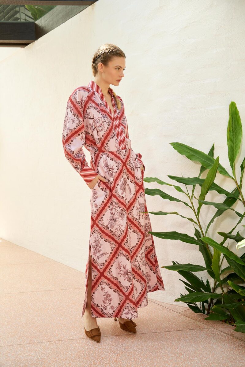 The Dreamer Label Chloe Dahlia Blouse Red - Image 4