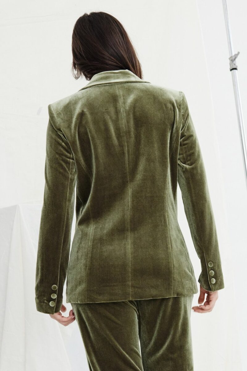 Kamare Surrey Velvet Jacket Oregano - Image 4