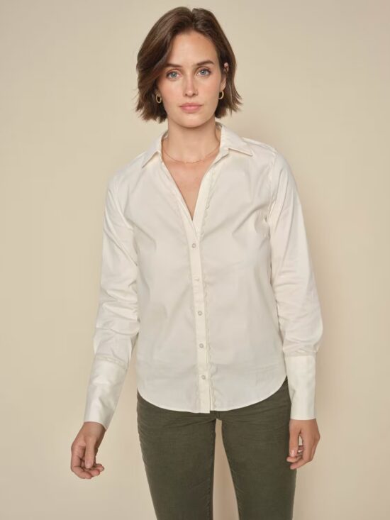 Mos Mosh Sybel Wave Shirt Ecru