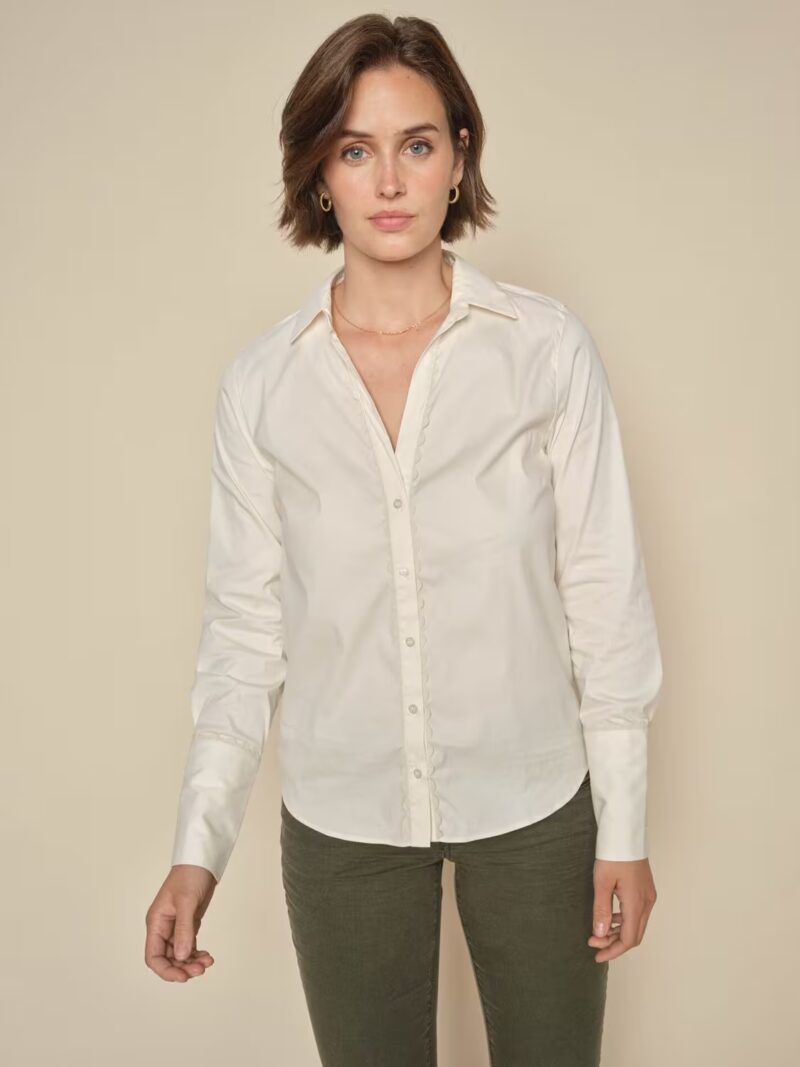Mos Mosh Sybel Wave Shirt Ecru