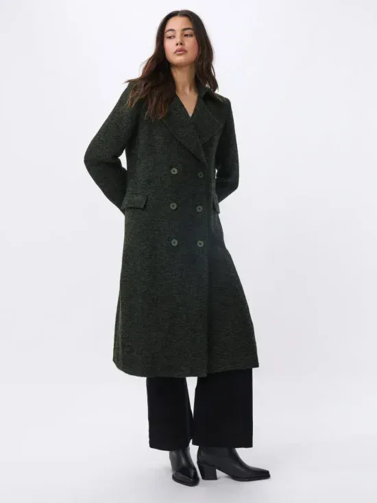 Kireina Etta Coat Green & Black