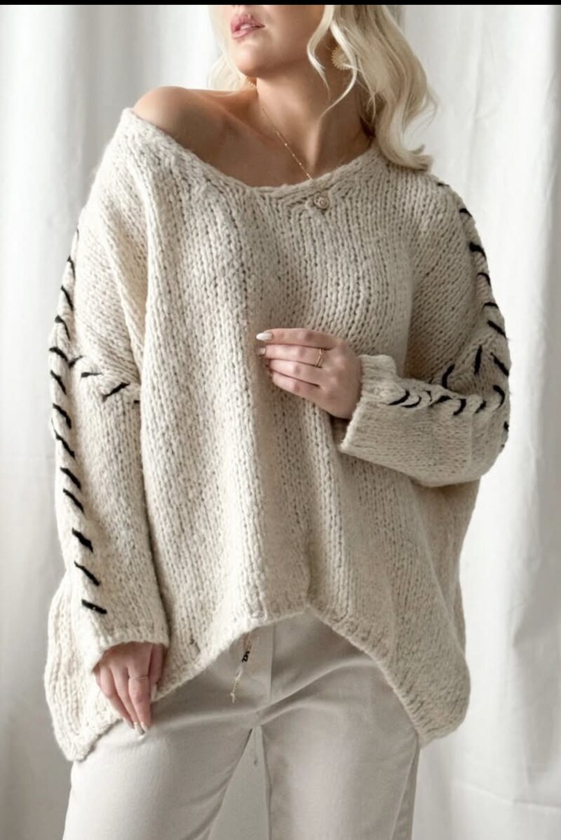 Bypias Bohemiana Easy Living Sweater Off White