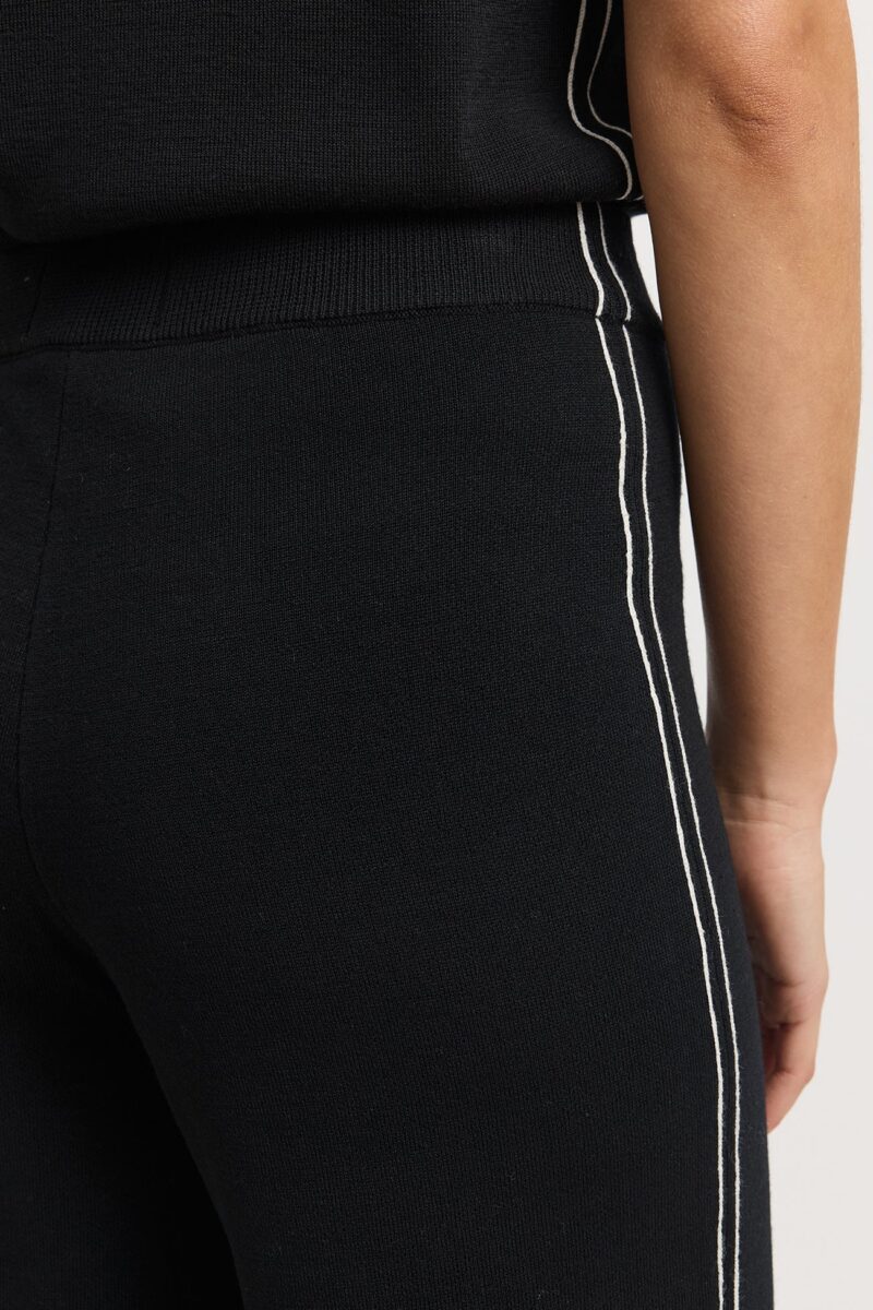 Toorallie Knit Pant Black & White - Image 5