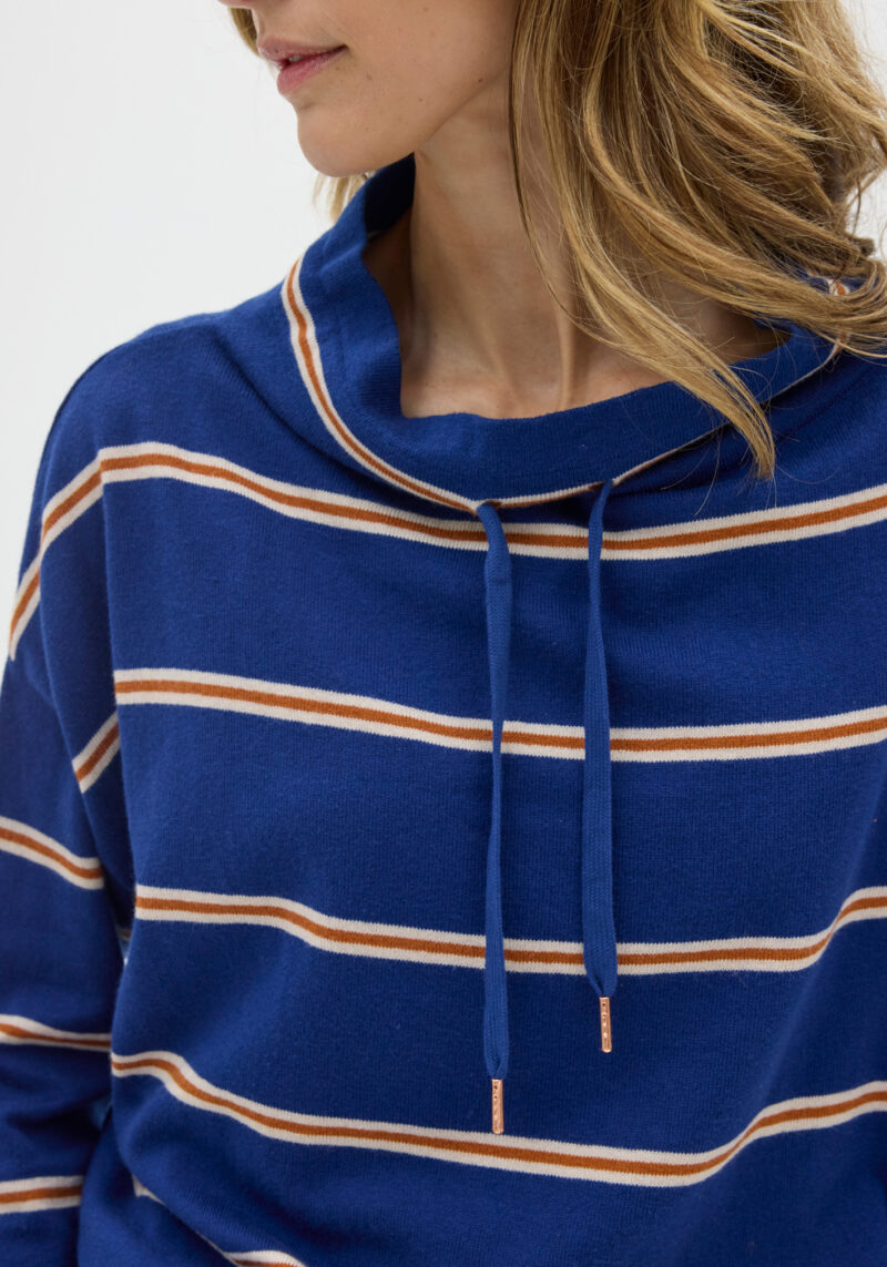 Beech Drawcord Knit Stripe