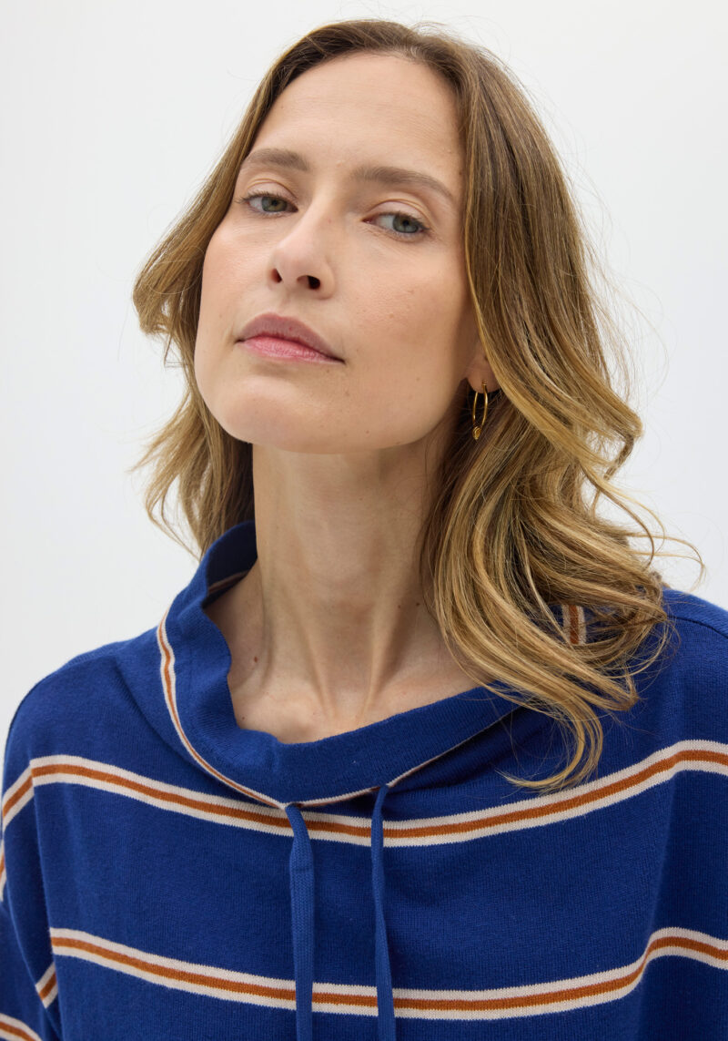 Beech Drawcord Knit Stripe