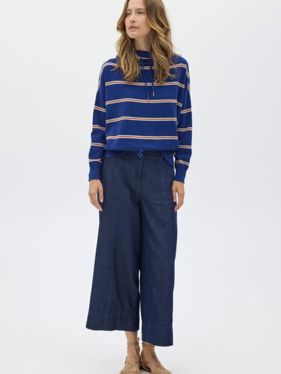 Beech Drawcord Knit Stripe