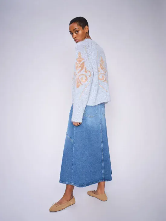 Mos Mosh Janet Shane Skirt Blue