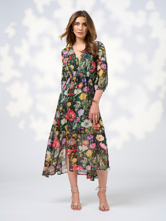 Loobie's Story Looking Glass Midi Dress Ivy Multi