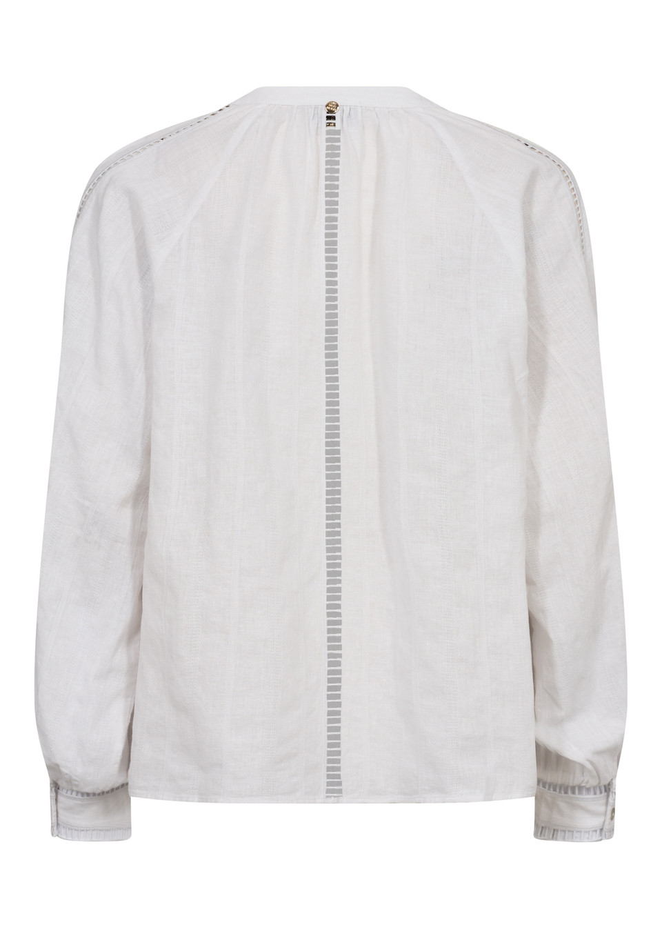 Mos Mosh Zeina Linen Blouse White - Image 4