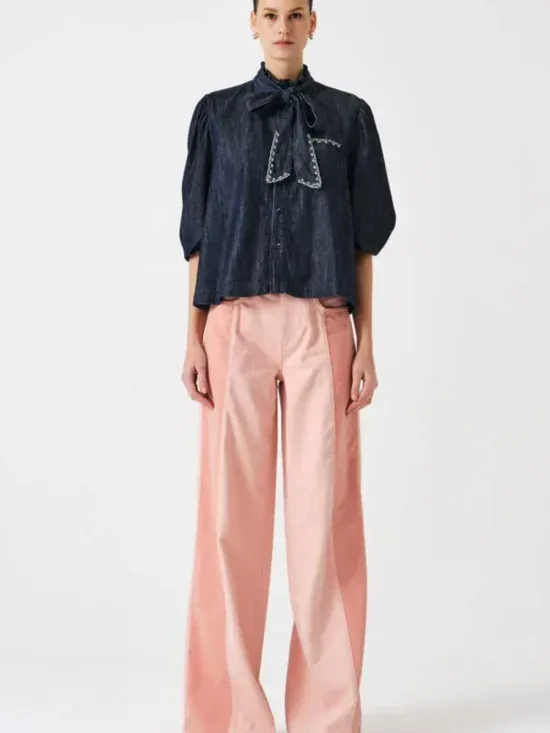 seventy + mochi Two Tone Bay Jean Powder Pink