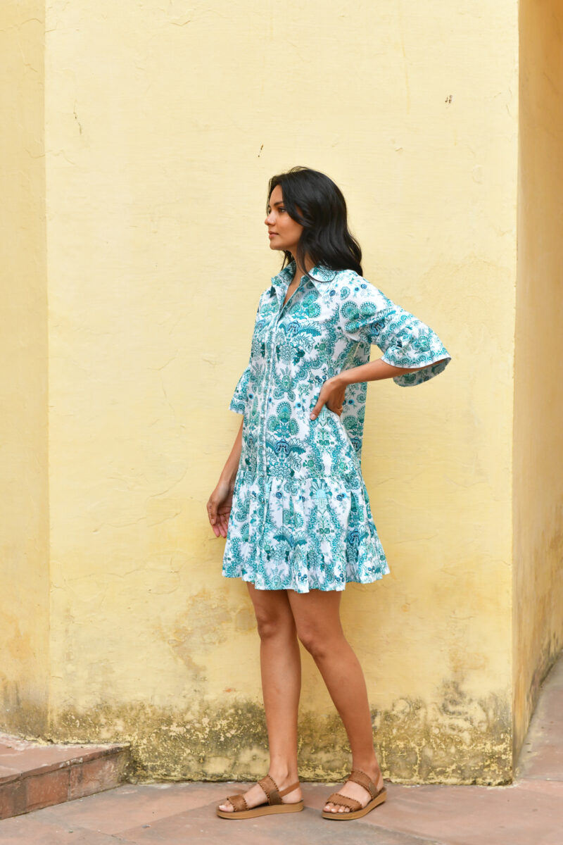 Azure and Indigo Leilani Shirt Dress - Image 7
