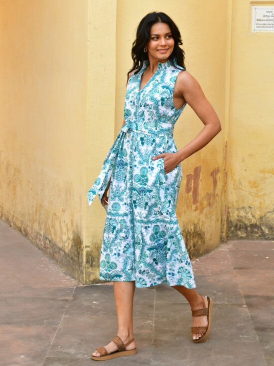 Azure and Indigo Leilani Sundress