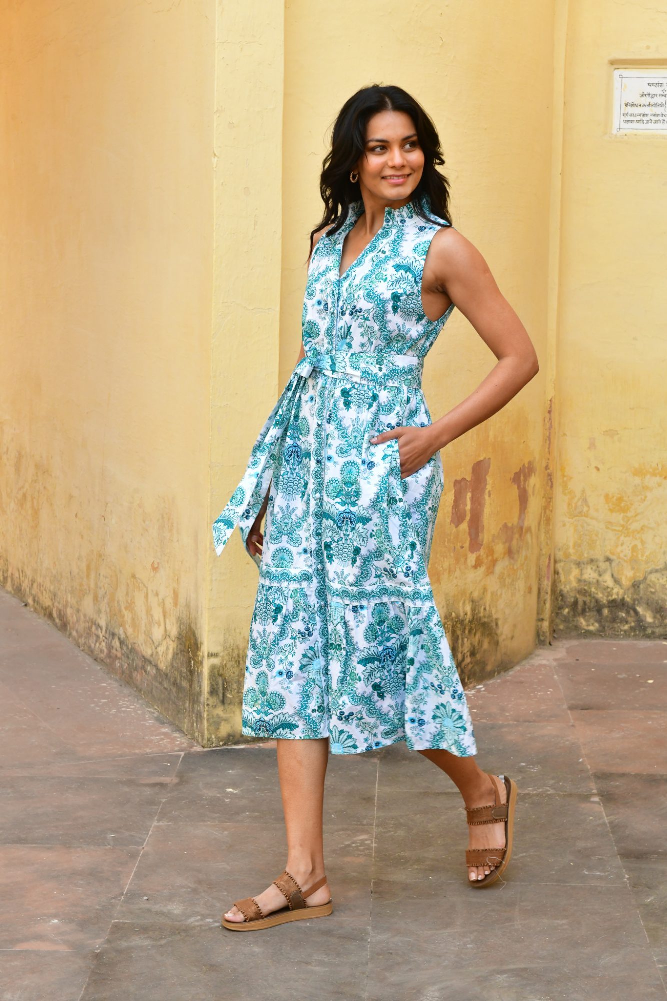 Azure and Indigo Leilani Sundress