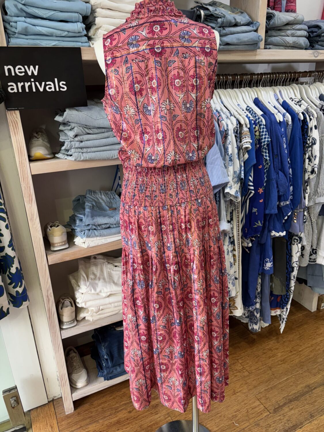 Ruby Cotton Lurex Maxi Dress