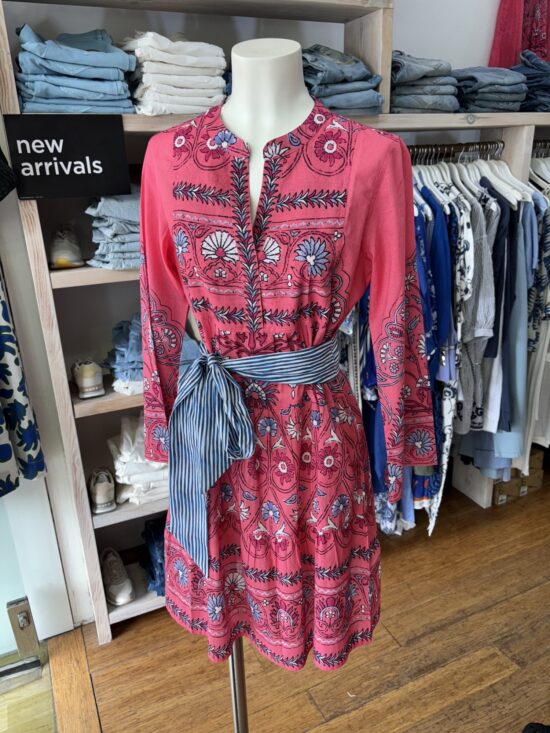 Lola Australia Morocco Mini Dress in Hindi Raspberry