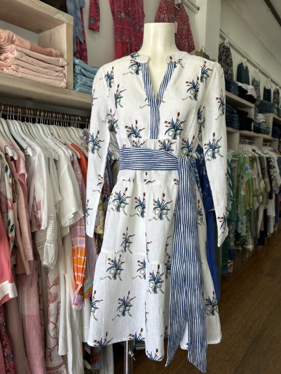 Lola Australia Spray Linen Morocco Mini Dress