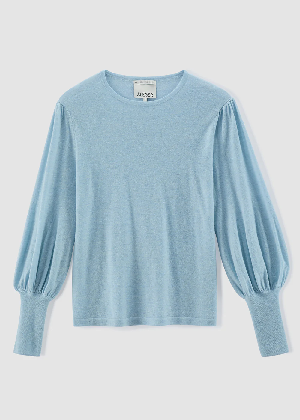 Aleger Always Bell Sleeve in Pale Blue - Image 2