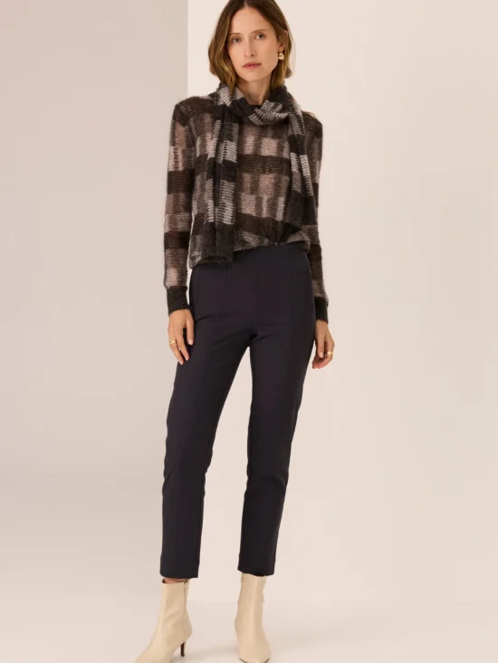 POL Clothing Delta Cigarette Pant in Black